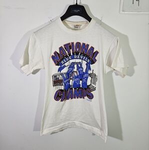 Vintage 1991 Duke Blue Devils NCAA Champions Single Stitch T-Shirt!
